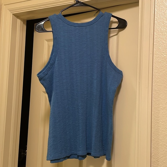 24/7 Maurice’s ribbed blue tank top - Picture 2 of 5